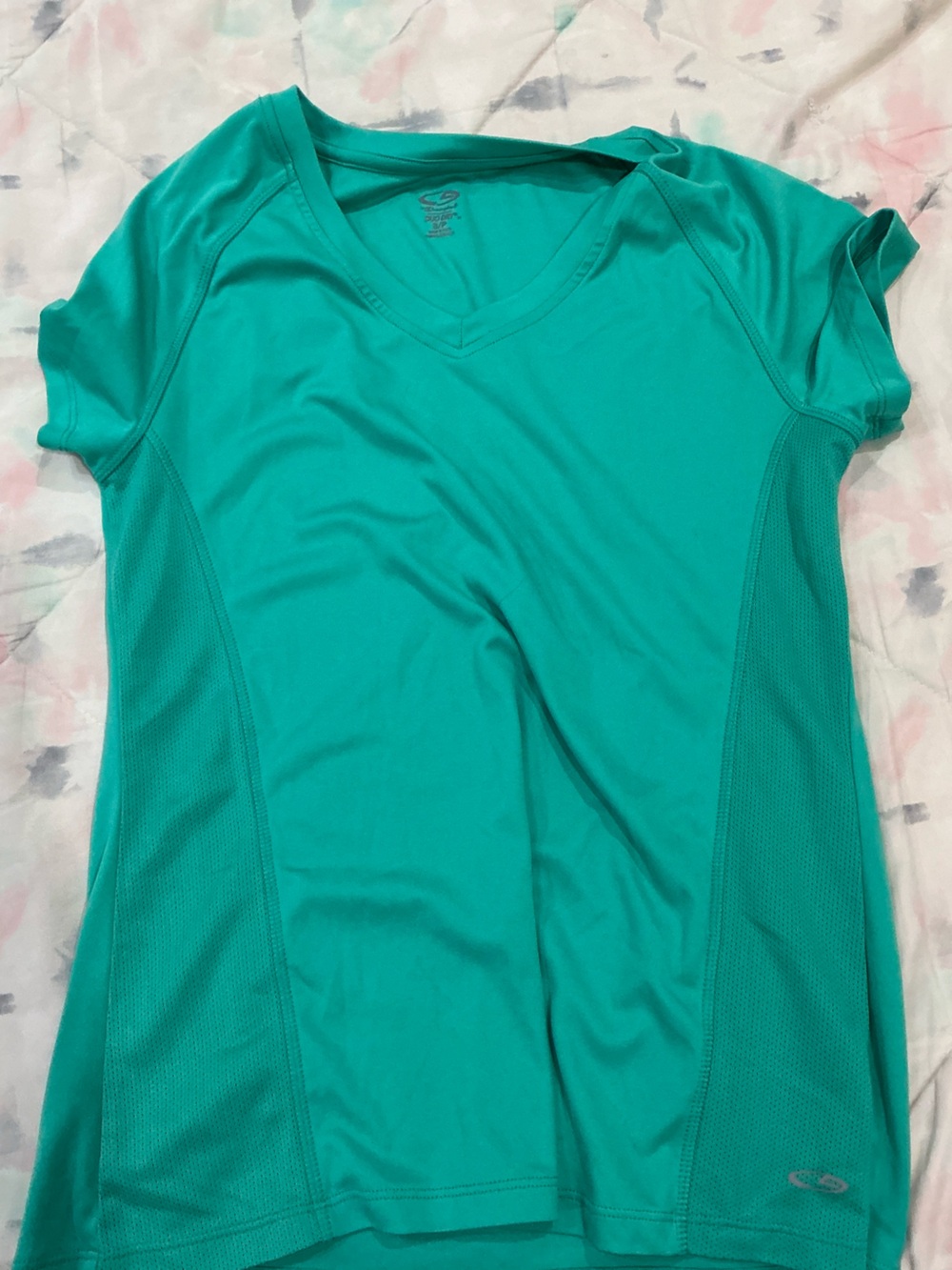 Teal Athletic Short Sleeve Top